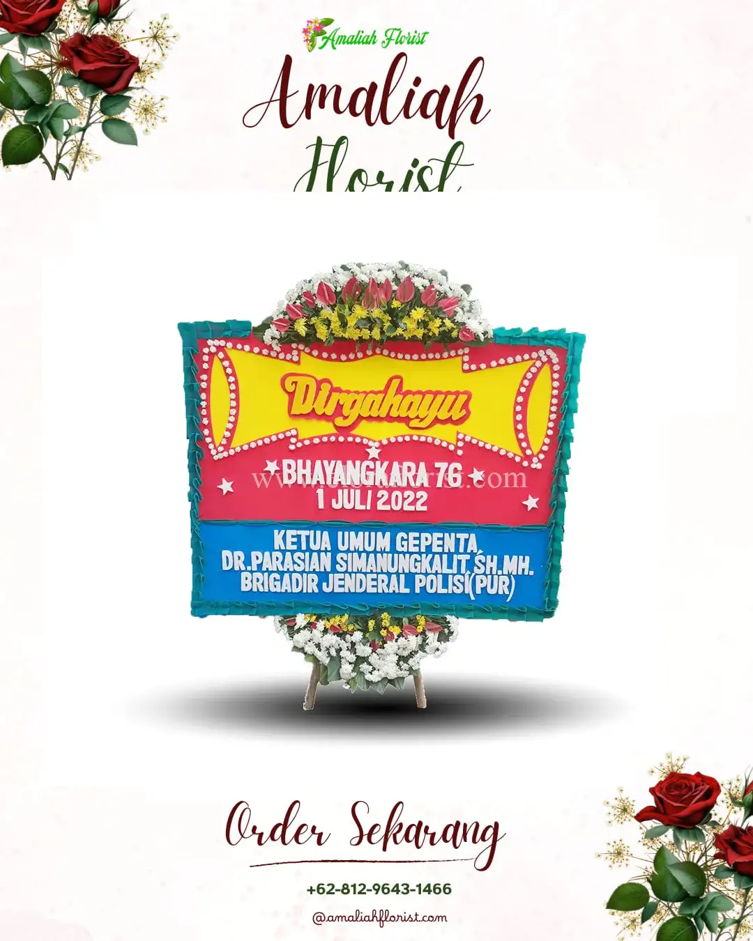 Papan Bunga HUT Ulang Tahun Jambearum